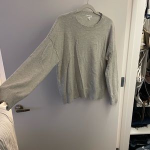 Distressed Minnie Rose Cotton Sweater